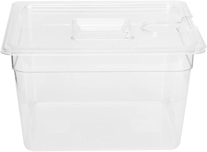 Sous Vide Behälter mit Scharnier und Deckel, Sous Vide Container 11L zusammenklappbarer Sous-Vide-St