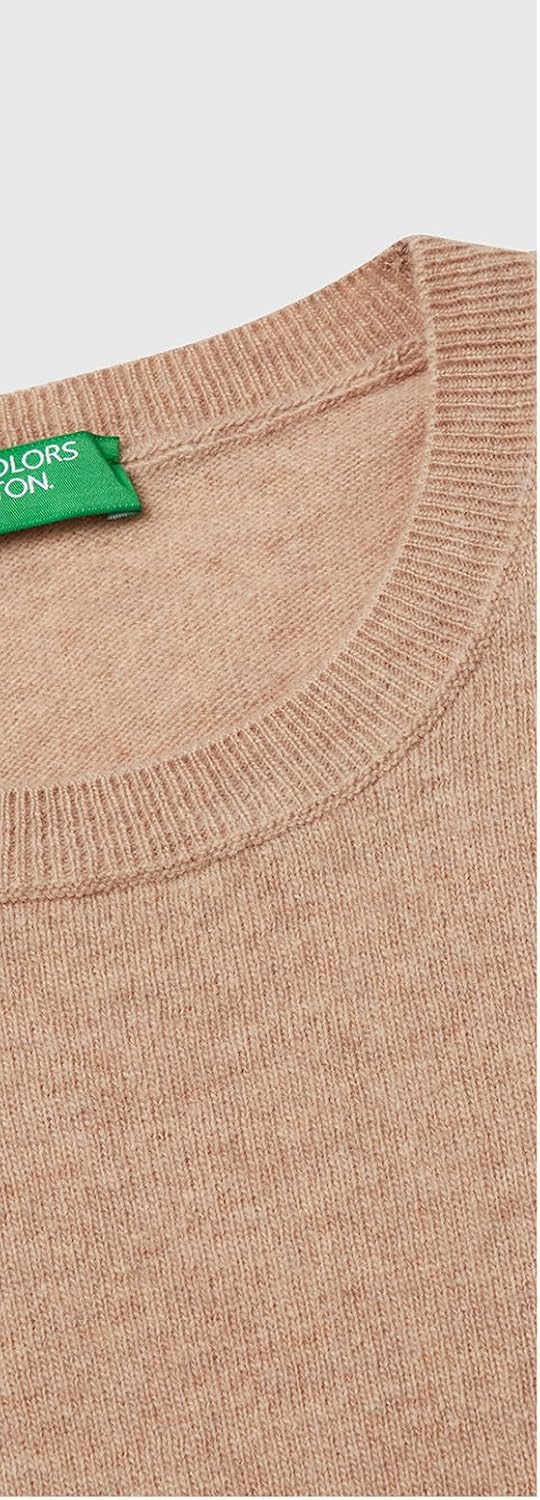 United Colors of Benetton Damen Pullover S Beige 562, S Beige 562