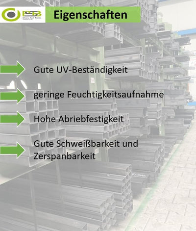 POM Rundstab Rundmaterial Kunststoff ⌀ 40mm L= 500-1500mm natur/weiss (1000 mm) Polyoxymethylen ⌀ 40