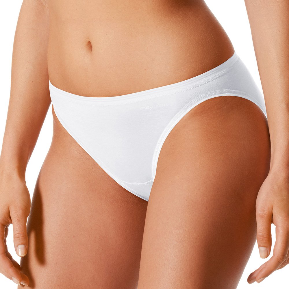 Mey 2er Pack Damen Minislips Lights Basic - 89210 - Weiss - Grösse 36 Bodysize - Damenslips ohne Sei