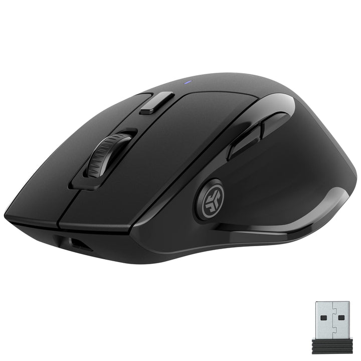 JLab JBuds Bluetooth Maus, Ergonomisches Design 7 Tasten, Bis zu DREI Benutzerprofile, JBuds