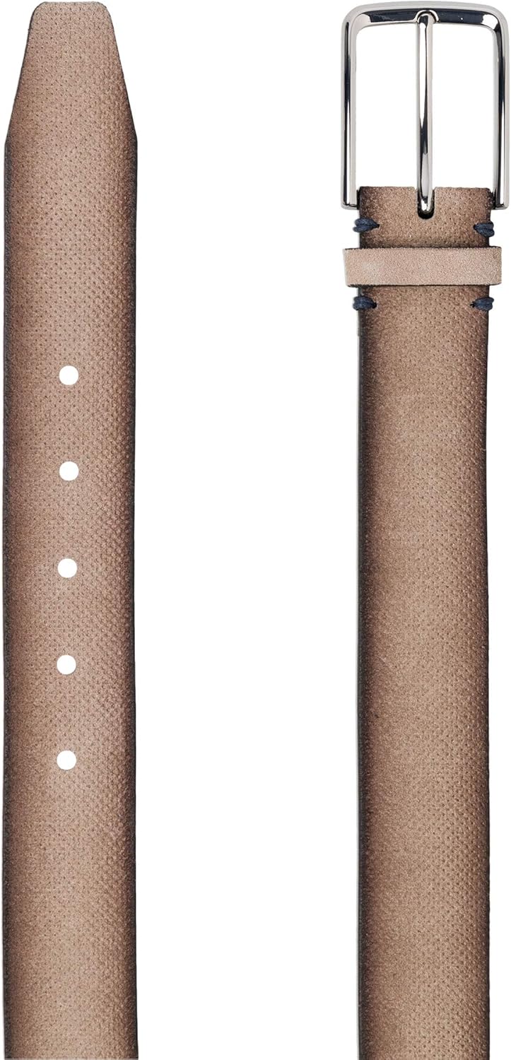 BRAX Herren Style Veloursledergürtel Gürtel 85 Sand, 85 Sand