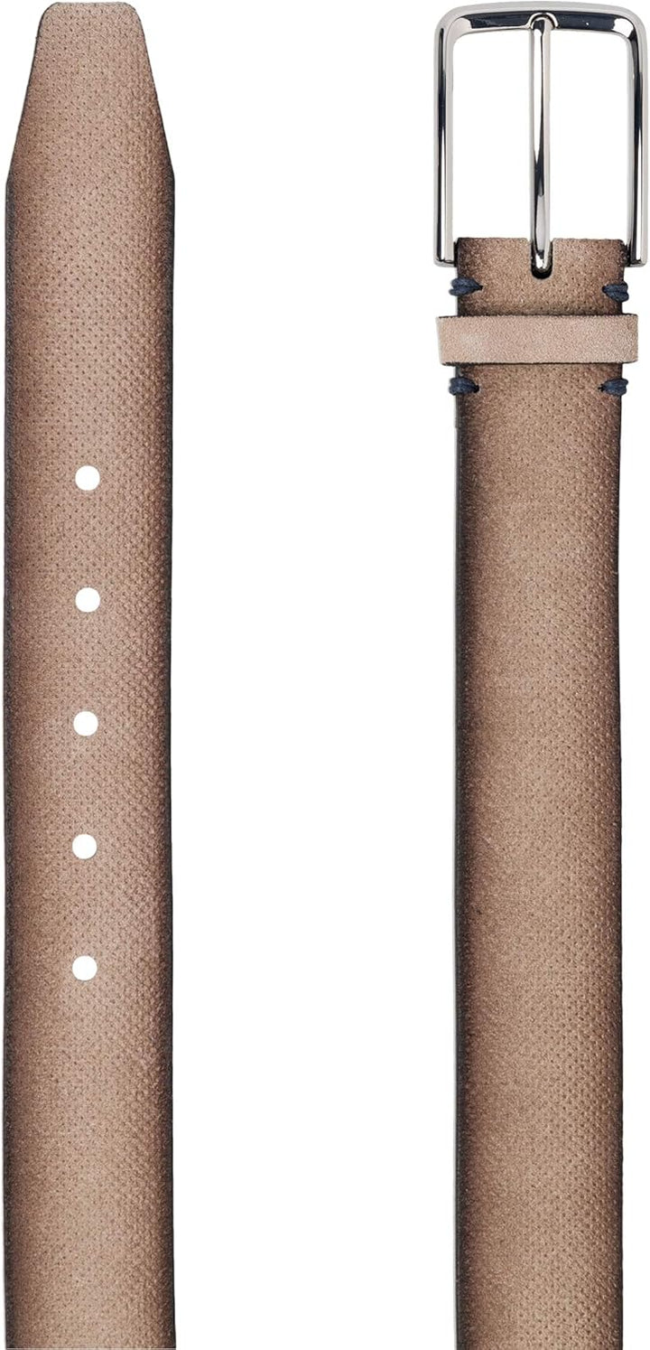 BRAX Herren Style Veloursledergürtel Gürtel 85 Sand, 85 Sand