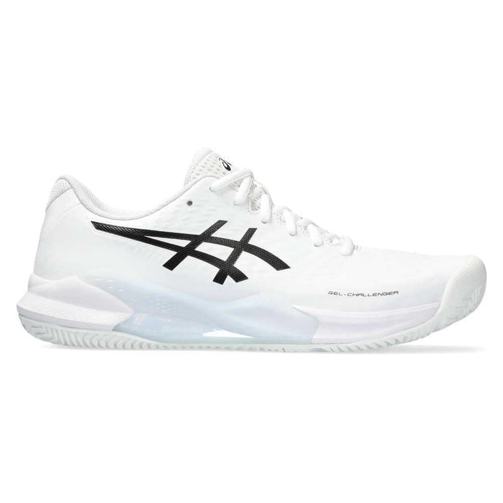 ASICS Damen Gel-Challenger 14 ClaySneaker 46 EU White Black, 46 EU White Black