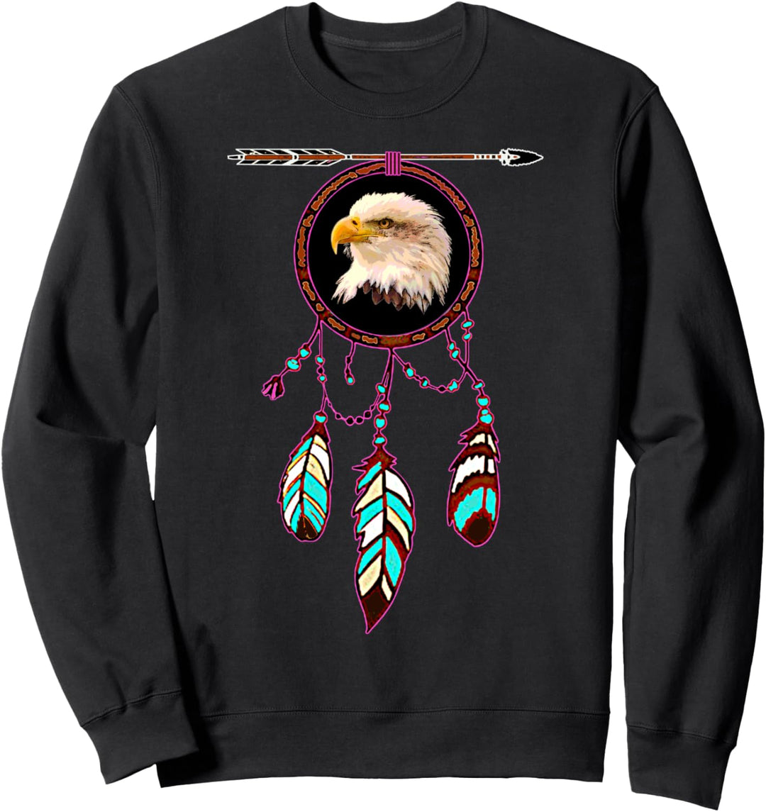 Indianer Traumfänger Adler Geist Tier Sweatshirt