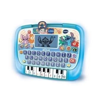 VTech - Disney Mein Lerntablet Stitch – beleuchtetes Tablet für Kinder mit mehrfarbigem Hintergrundb