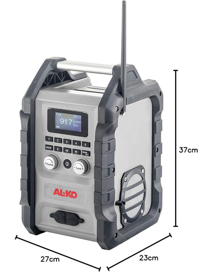 AL-KO Akku-Baustellenradio WR 200 Easy Flex (45 W, 20 V