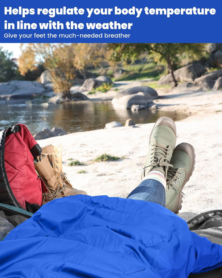 Schlafsack für 3-4 Jahreszeiten: Sportneer Schlafsack Winter Outdoor Sleeping Bag Tragbar Ultraleich