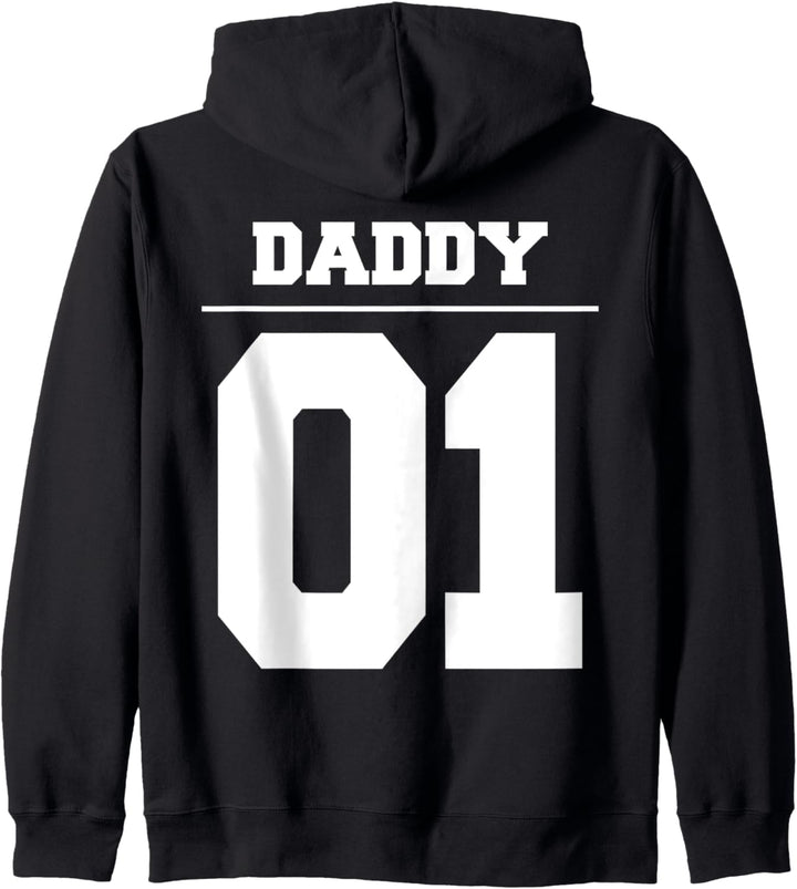 Vater Tochter Partnerlook Outfit Daddy 01 Papa Tochter Kapuzenjacke