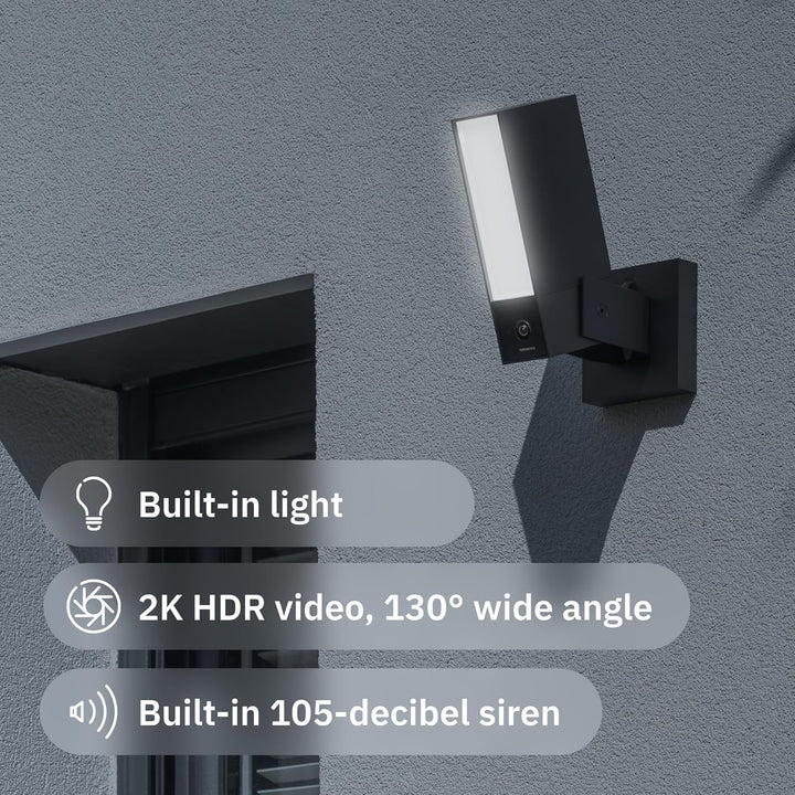 Netatmo Überwachungskamera für den Aussenbereich,2SD, WLAN 5 GHz, 2K HDR, KI-Erkennung Personen/Fahr