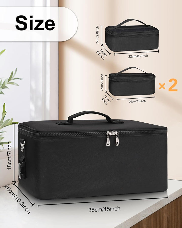 Make-up Tasche Grosse Make-up Case Professionelle Kosmetik Aufbewahrung Organizer Box Pinsel Halter