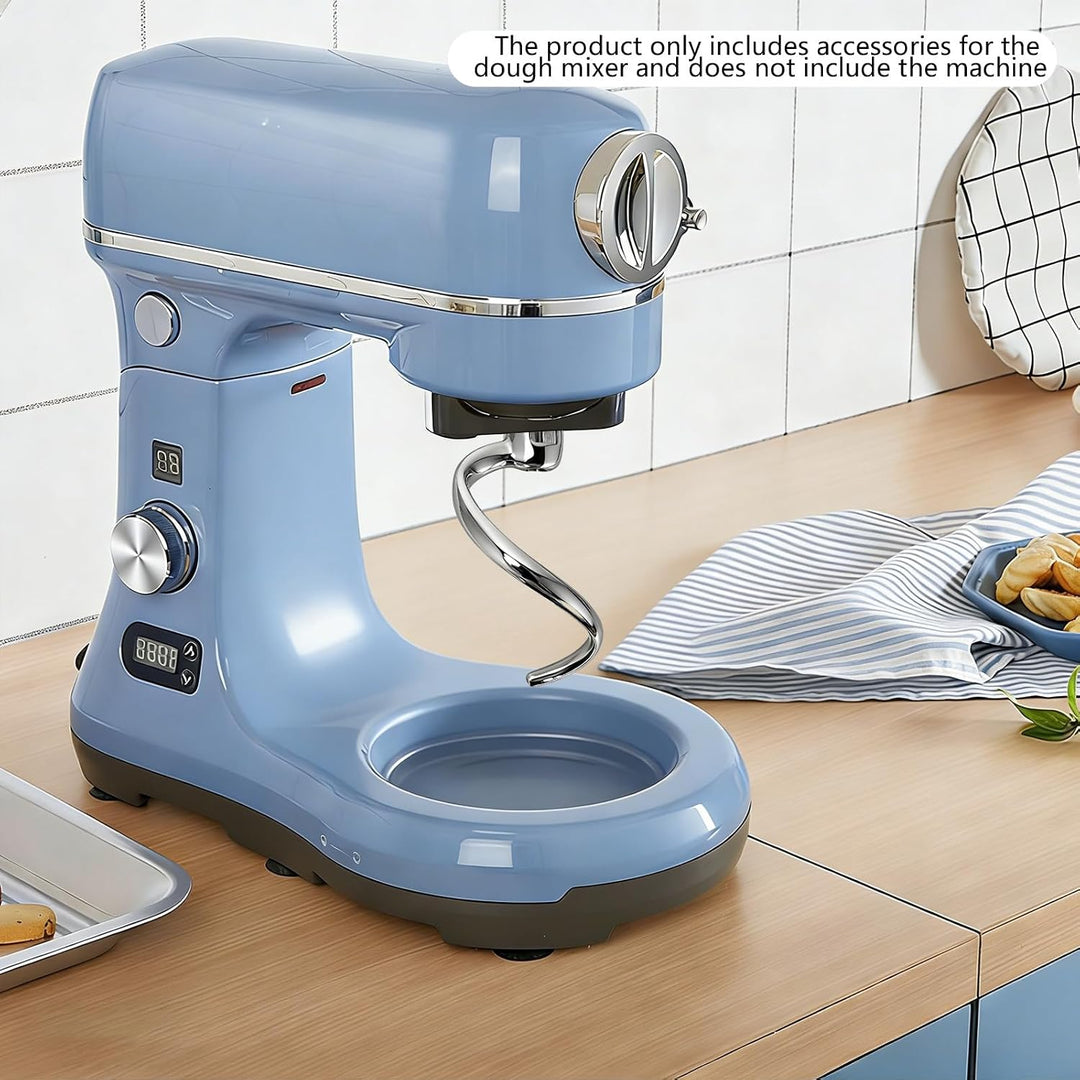 Edelstahl Knethaken für KitchenAid Küchenmaschine, Teighaken Aufsatz für Standmixer, Robuster Rührha