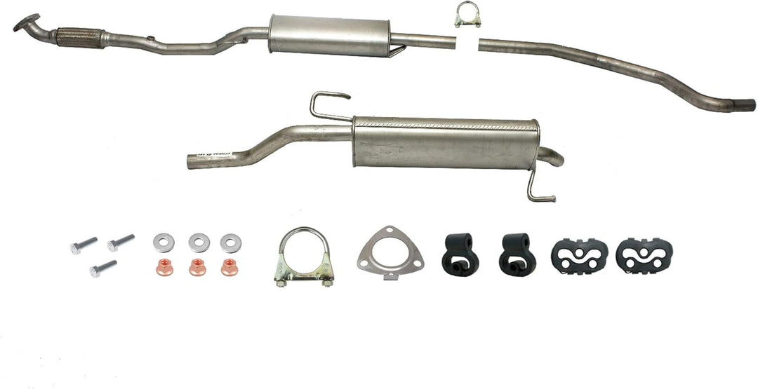 Ferroz Export Ersatz für Auspuff Opel Corsa D 1.0 2006-2010 Schalldämpfer Komplette Auspuffanlage