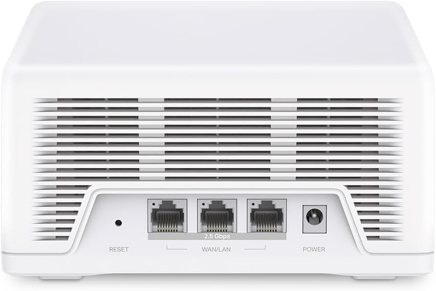 【Neues Wi-Fi7】 Mercusys Halo H47BE(2-er Pack) - BE9300 Tri-Band Wi-Fi Mesh 7, bis zu 9,3 Gbit/s, Rei