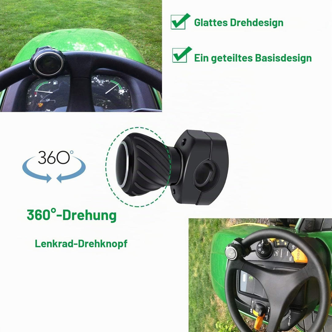 Lenkradknauf Spinner Kompatibel mit Kubota John Dee-Re, Auto Lenkradknopf Universelles Lenkrad für A