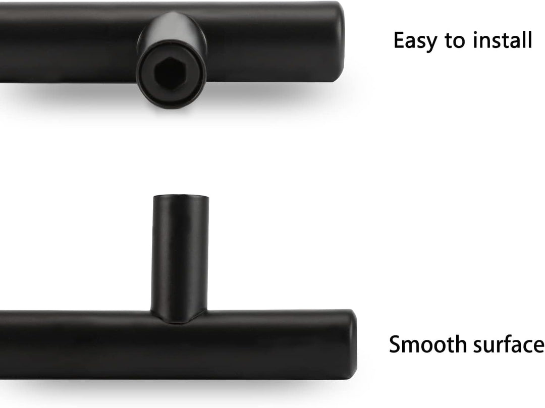 LONTAN 20 Stück Griffe für Küchenschränke Küchengriffe Schwarz 160mm lochabstand Griffe Schwarz Möbe