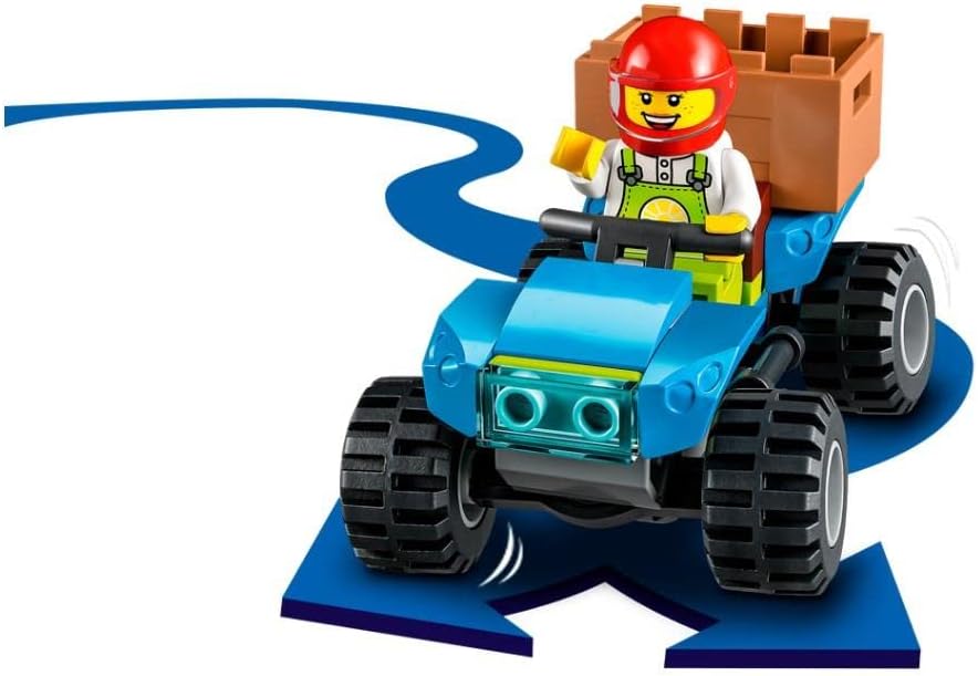 LEGO 60344 City Farm Hühnerstall Einzelbett, Einzelbett