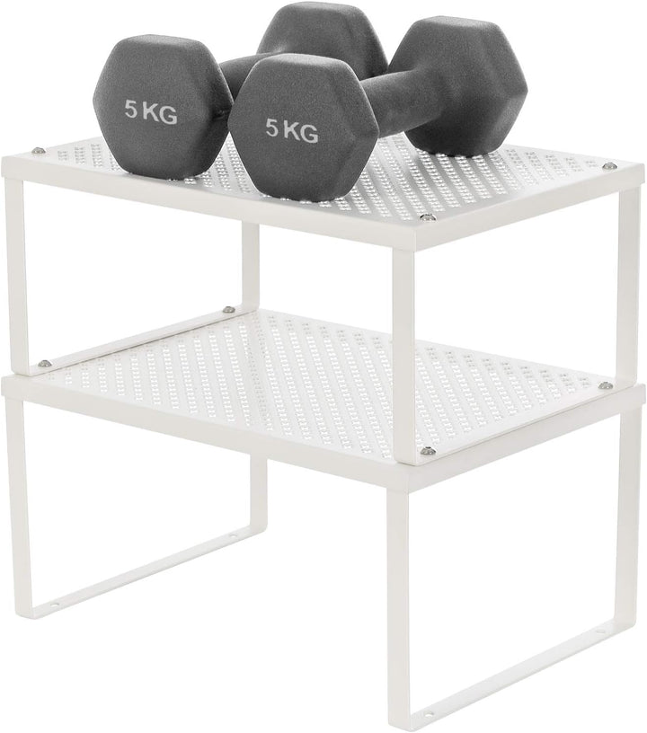 SONGMICS Gewürzregal, 4er Set, Küchenregal, Küchen-Organizer, Küche, Gewürzhalter, erweiterbar, stap