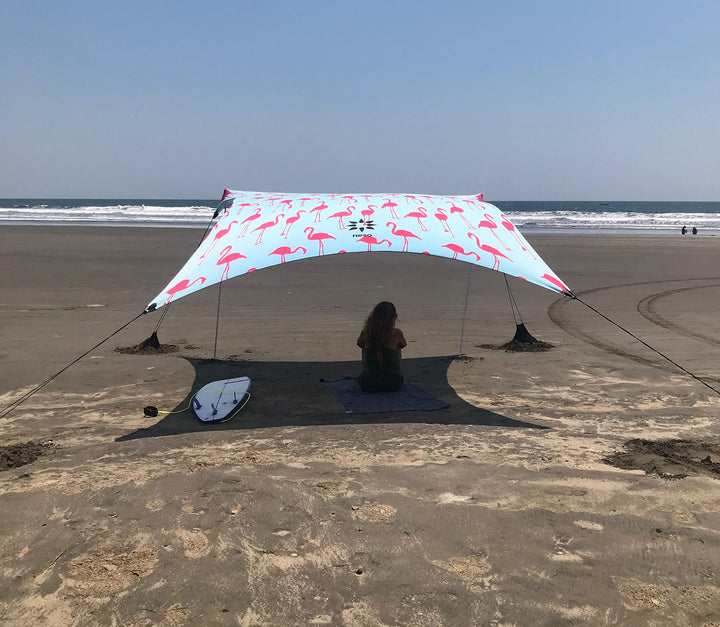 Neso Zelte Grande Beach Zelt, 2,1 m hoch, 2,8 m (9 ft) x 2,8 m (9 ft), Verstärkte Ecken und Kühlfach