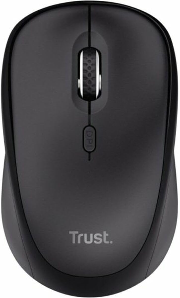 Trust Ymo II Spanisches QWERTY-Layout Tastatur und Maus Set Kabellos Tastatur und Maus Negro, Tastat