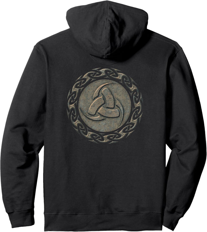 Odin Horn Keltische Knoten Wikinger Thor Loki Asgard Vintage Pullover Hoodie