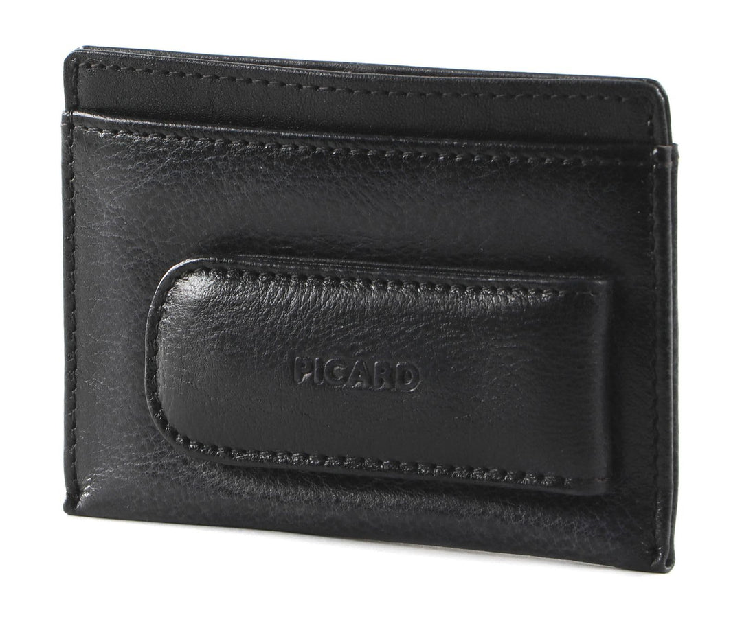 Picard Hans 1 - Kreditkartenetui und Geldklammer 3cc 10 cm Rindsleder anthrazit