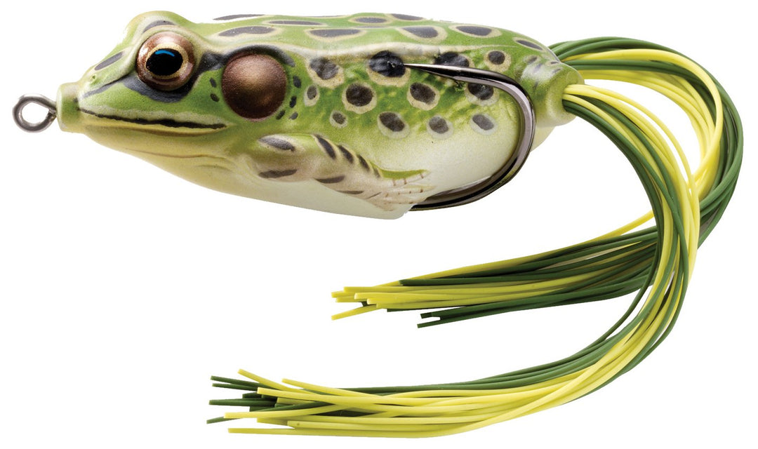 LIVE TARGET Livetarget Hollow Body Frog 1.75" Grün / Gelb, 1.75" Grün / Gelb