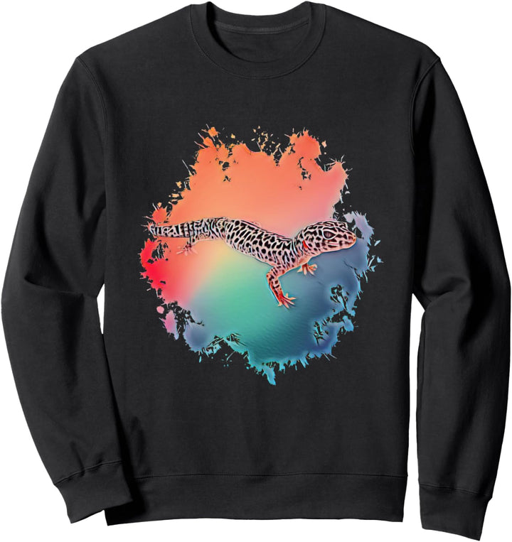 Gecko Motiv Reptil Echsen Terrarium Reptilien Echse Geckos Sweatshirt