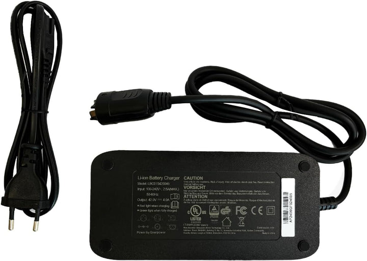 Enerpower Ladegerät 42V 4A 170 Watt für Bosch Performance und Active Line (CB, GS)
