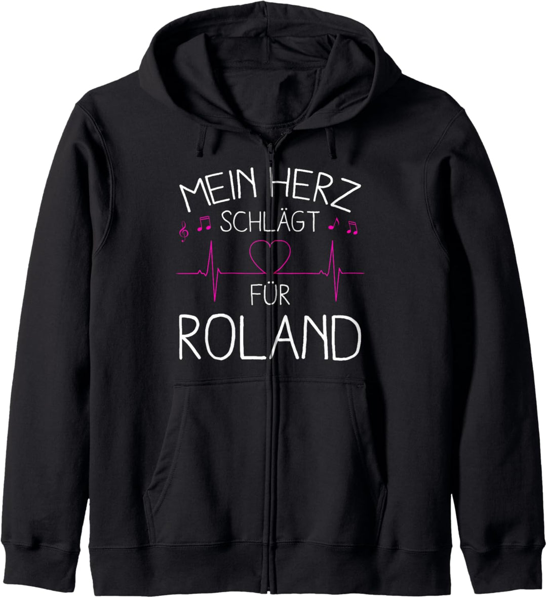Mein Herz Schlagt Fur Roland Lustige Ich liebe Roland Kapuzenjacke