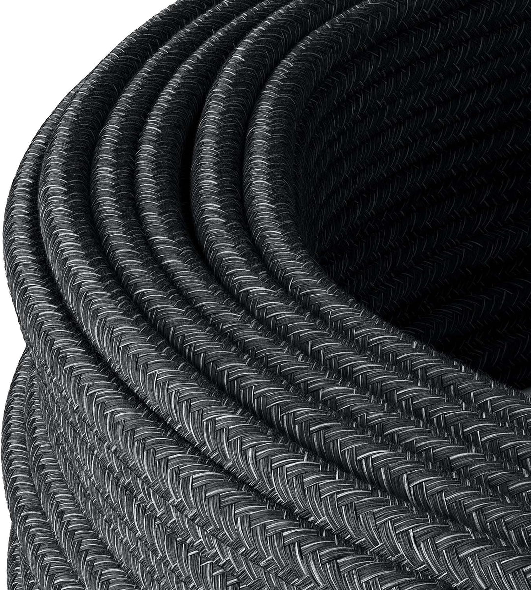 Textilkabel für flexible Elektroinstallation (H05VV-F), Stoffkabel 3x1.5mm², Aufputz-Textilkabel, In