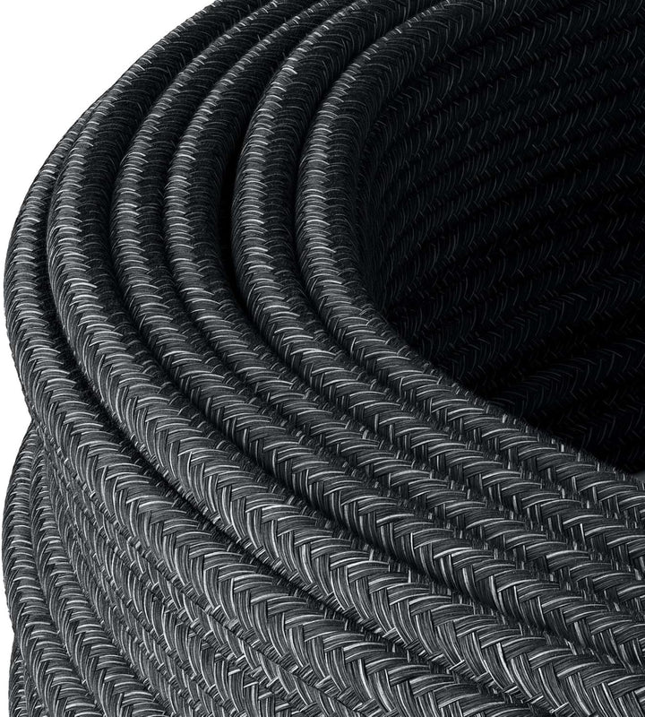 Textilkabel für flexible Elektroinstallation (H05VV-F), Stoffkabel 3x1.5mm², Aufputz-Textilkabel, In