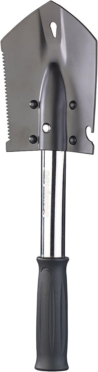 Semptec Urban Survival Technology Klappspaten: 6in1-Multi-Werkzeug-Spaten für Outdoor mit Messer, Sä
