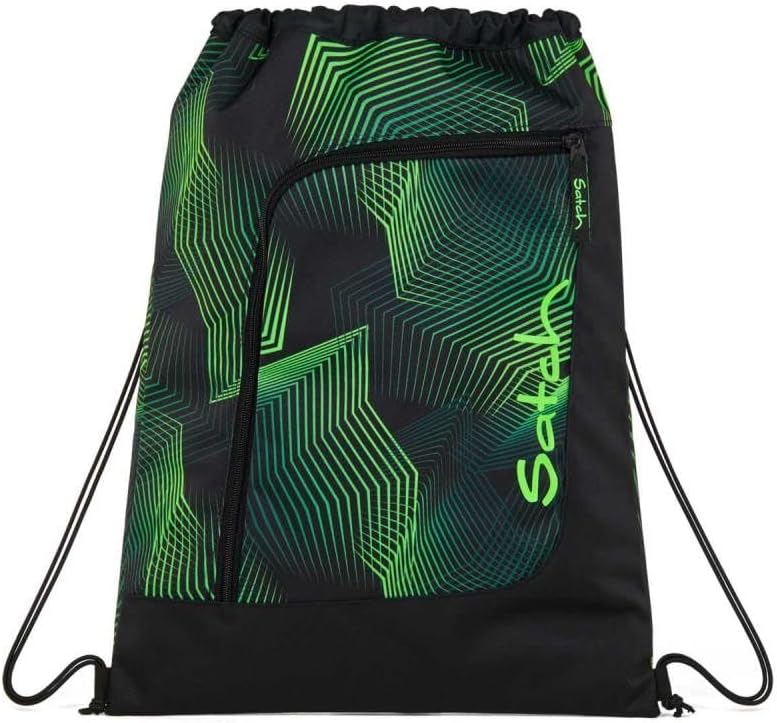 Satch Pack Schulrucksack Set 3tlg. inkl. Schlamperbox und Sportbeutel (Seismic Green), Seismic Green