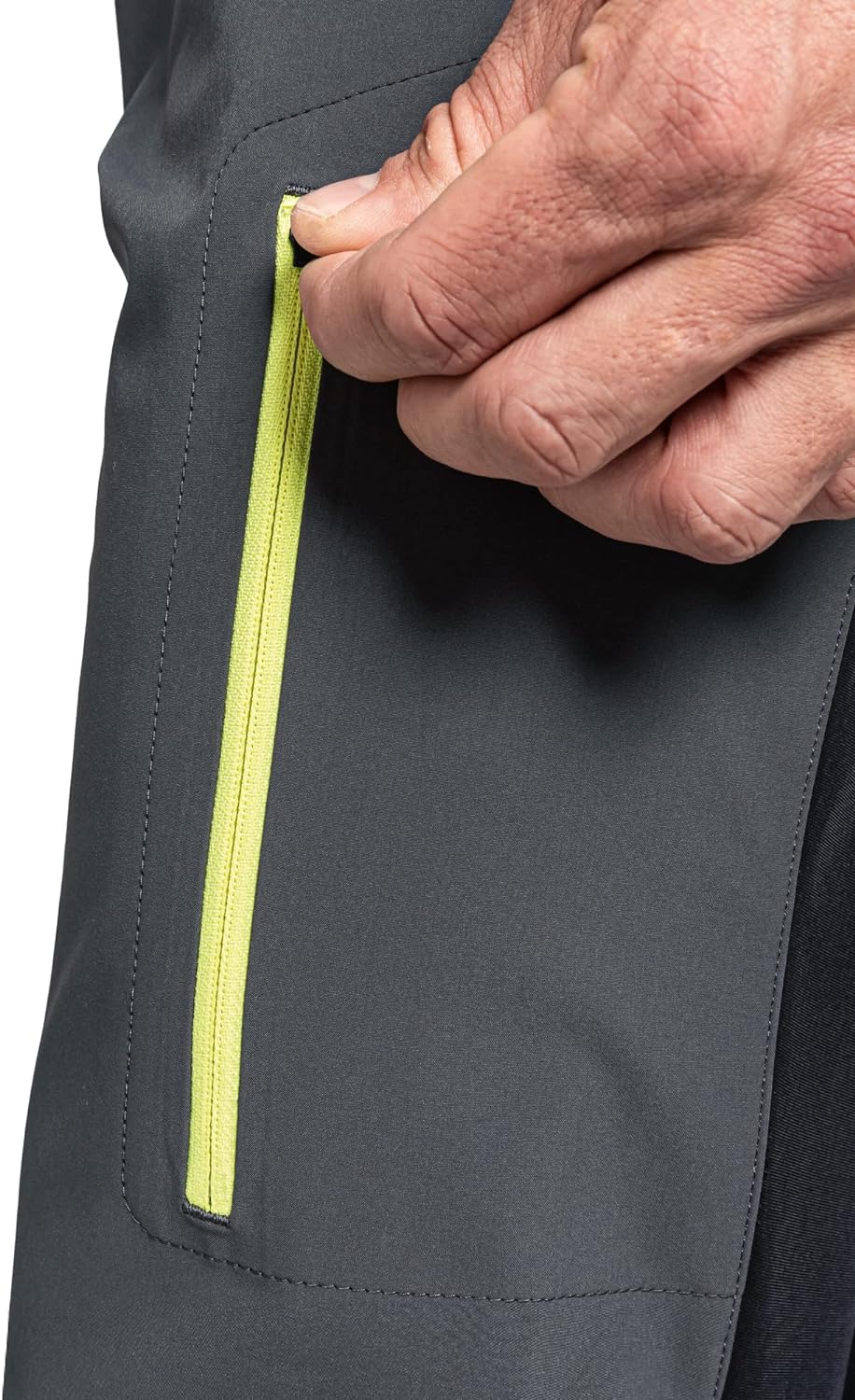 Schöffel Herren Softshell Pants Rinnen M Wind-und Wasserabweisende Winter Wanderhose mit Body Mappin