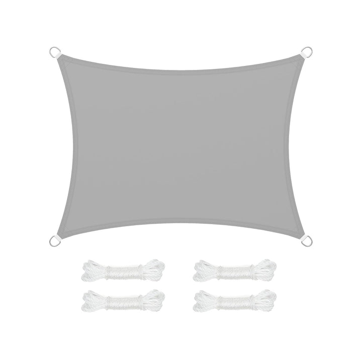 SONGMICS Sonnensegel 3x4m Wasserdicht 665mm Wassersäule Sonnenschutz aus reissfestem Polyester UV-Sc