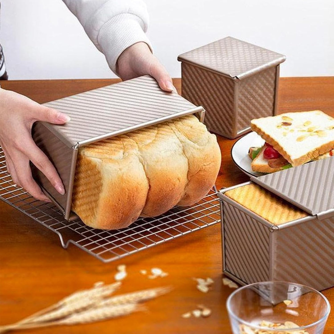 FWEEK Toastbrot Backform mit Deckel 1000g, Brot Toast Brotbackform, Teig Brotbackform mit Deckel Ant