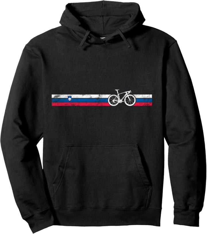 Cyclist Flag Republic Slovenia Slovene Cycling Cycling Gift Pullover Hoodie