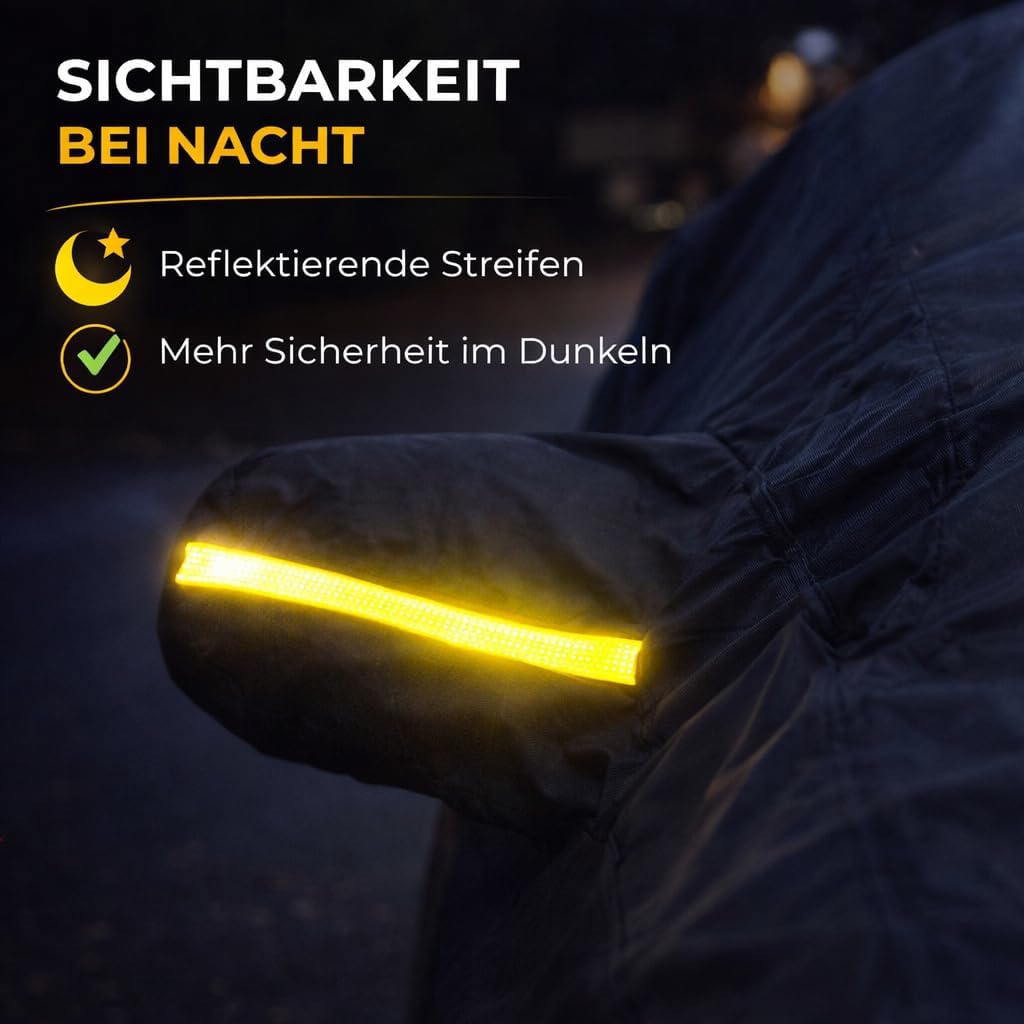 Autogadget® Premium Auto Abdeckplane - Autoabdeckung & universale Autoschutzhülle - Abdeckung - Car