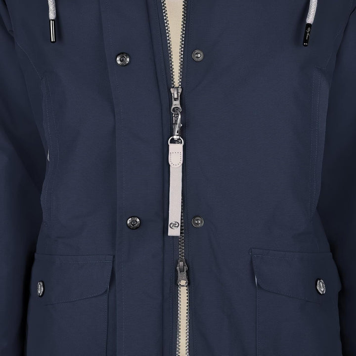 Dry Fashion Damen Funktionsmantel Aarhus gefüttert - Outdoor-Funktionsjacke wind- und wasserdicht, N
