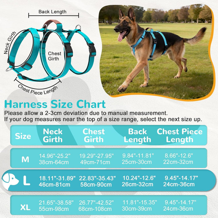 Hundegeschirr Ausbruchsicher, Anti Zug Sicherheitsgeschirr Hund, Verstellbare Brustgeschirr mit Gepo