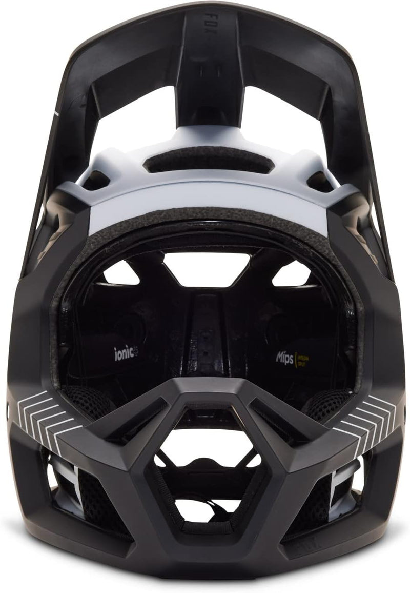 Fox Enduro MTB-Helm Proframe RS Mash - Schwarz/Weiss Schwarz L, Schwarz L