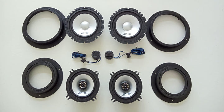 Lautsprecher-Set Alpine für Mercedes B-Klasse W245 vorne und hinten 2004-2012