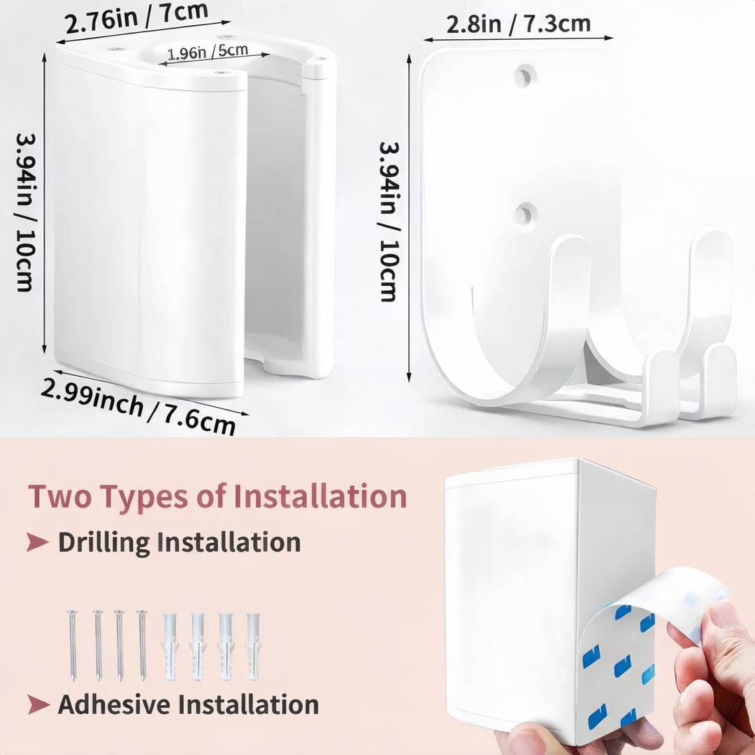 Glätteisen Halterung, Aluminium Fönhalter Ohne Bohren , Wand Ohne Bohren Dyson Airstraight Halter Ko