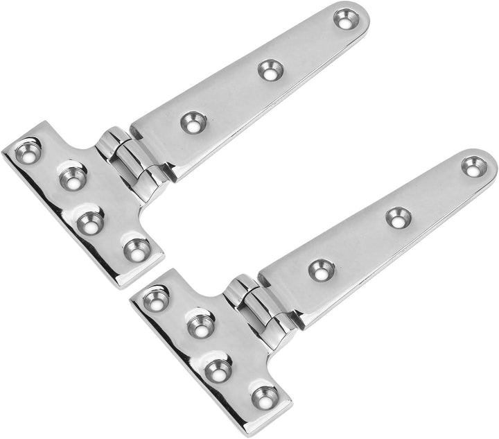 2 Stück 152 * 76mm T-Scharnier 316 Edelstahl T-Förmiges Scharnier Hochleistungs Türscharnier für Yac