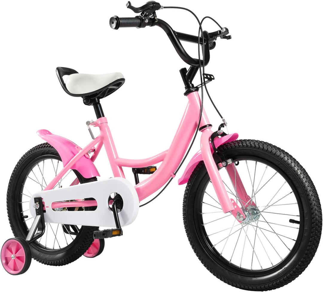 DIFU Kinderfahrrad 16 Zoll Jungen Mädchen Fahrrad ab 4-8 Jahre Kinder Laufrad Jungenfahrrad Mädchenf