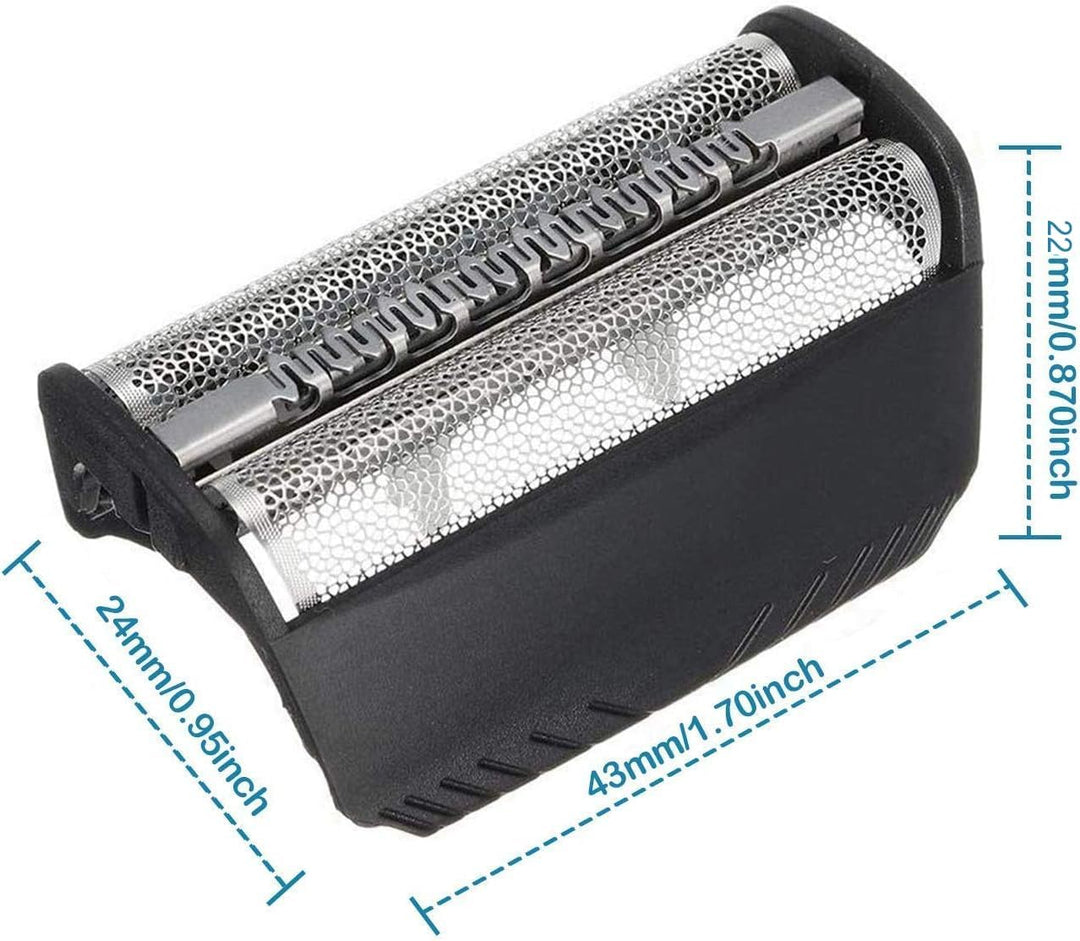 Poweka Scherfolie Scherkopf Kompatibel mit Braun 30B - Hochwertiges Kombipack Klingenblock Messer Ra