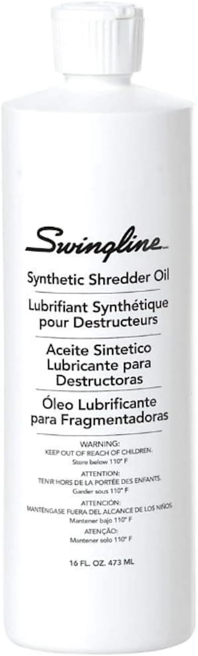 Rexel 1760049 Öl für Aktenvernichter, Zur Aktenvernichter-Wartung,, 473 ml