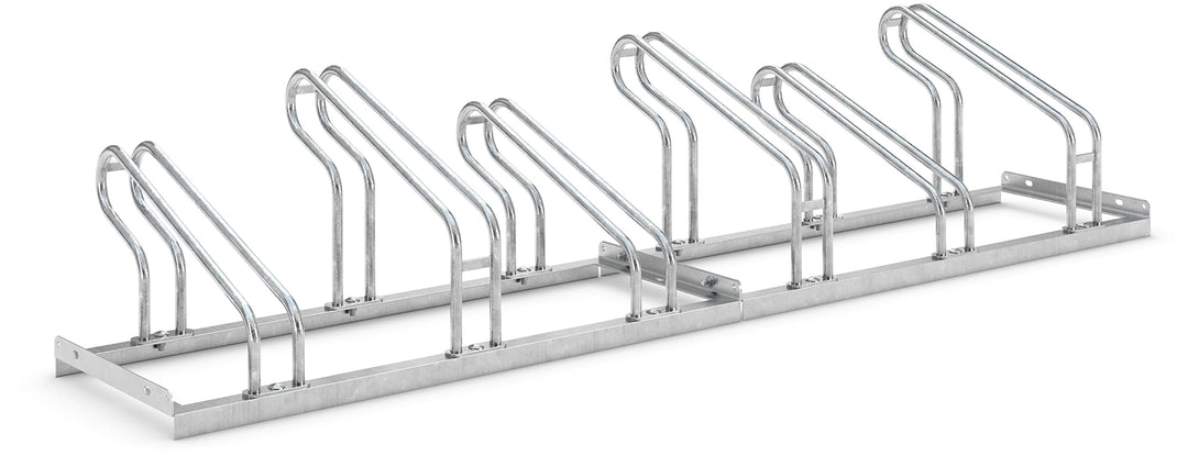 König Werbeanlagen Bügelparker 2056 unser Klassiker | Fahrradständer einseitig | für 6 Fahrräder | A