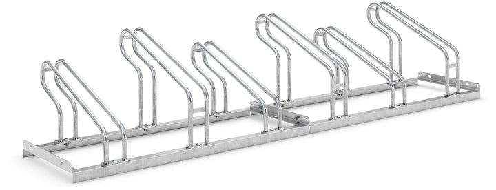 König Werbeanlagen Bügelparker 2056 unser Klassiker | Fahrradständer einseitig | für 6 Fahrräder | A